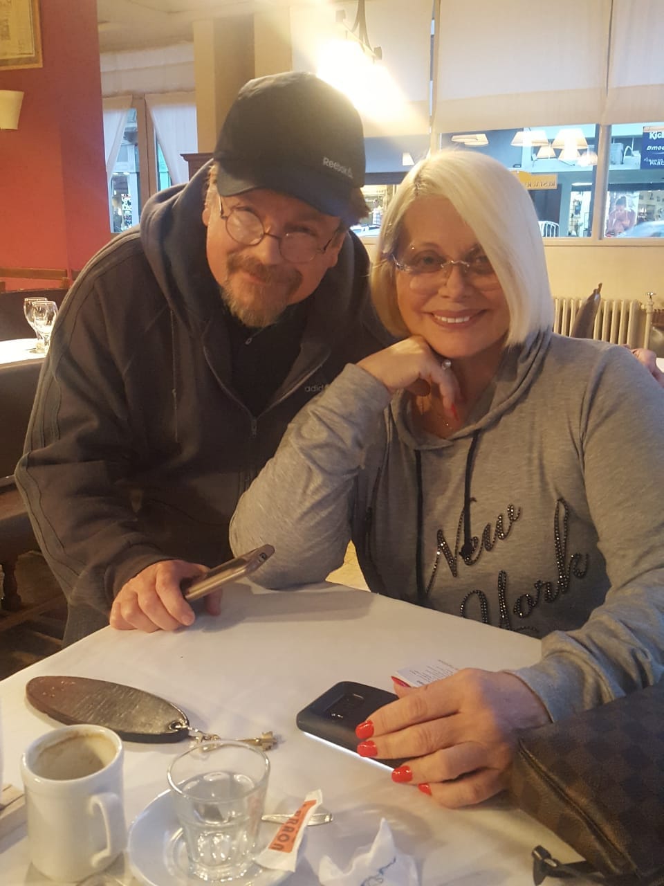 Junto a Carmen Barbieri