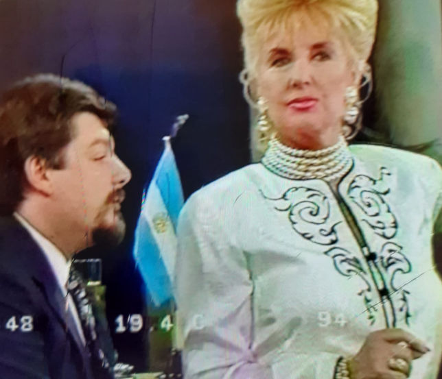 Junto a Mirta Legrand