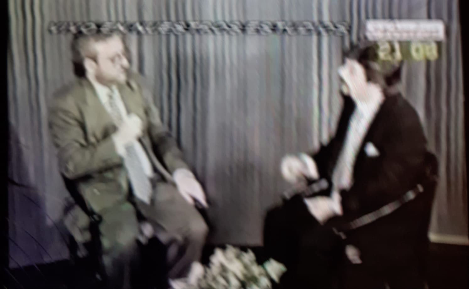 Entrevistado en programas de tv